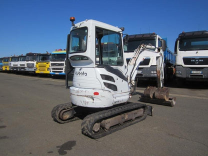 Mini-Pelle Kubota U25-3 – 2005 – 2,6T
