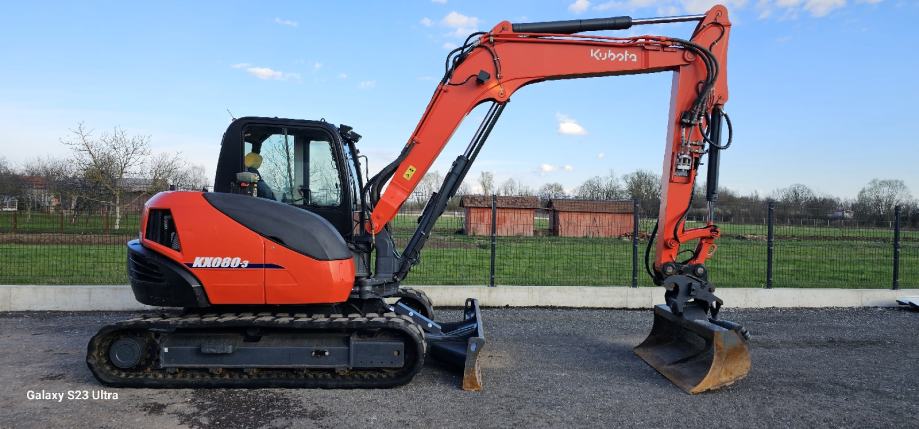 Mini-Pelle Kubota KX080-3 – 2012 – 8,2T
