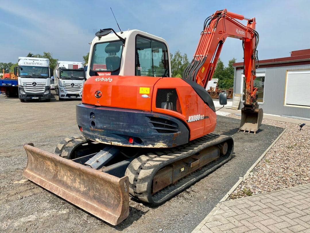 Mini-Pelle Kubota KX080-3 – 2012 – 8,2T